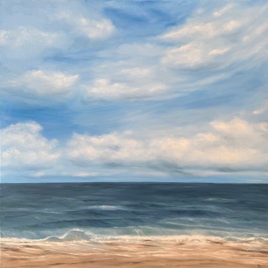 Beach Music, 30 x 30 oil